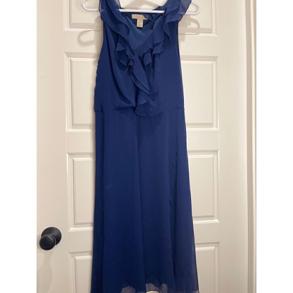 Jonathan Martin navy flowy sleeveless dress size 12